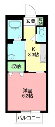 maison hot roadの間取り画像