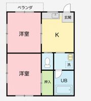 シーサイドハイムの間取り画像