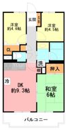 ライオンズマンション南林間第6の間取り画像