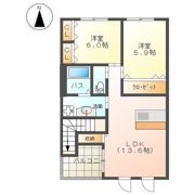 パーシモンの間取り画像