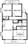 クレスト湘南の間取り画像