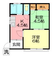 二見荘の間取り画像