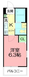 アルブル海老名の間取り画像