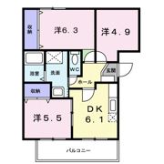 クレールメゾンの間取り画像