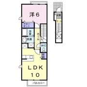 アイリスAの間取り画像
