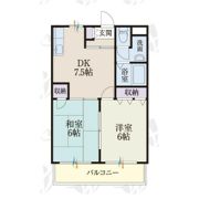 四之宮6丁目マンションの間取り画像