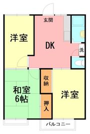 サングランデ林間の間取り画像
