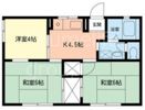 クレール梨木の間取り画像