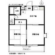 ガーデンハウス東戸塚Bの間取り画像