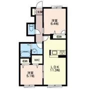 プラージュ湘南の間取り画像