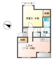 リバティふじBの間取り画像