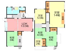 横浜元町ガーデン一戸建貸家の間取り画像
