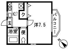 シェソワ鵠沼の間取り画像