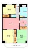 プラザ藤豊の間取り画像