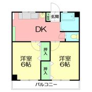 伊勢原コーポラスの間取り画像