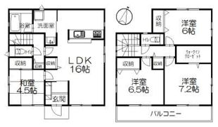 菱沼2丁目貸家の間取り画像