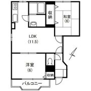 フレイジェIの間取り画像