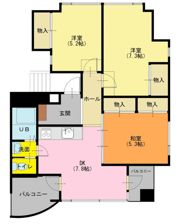 柿の木ハウスの間取り画像