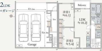 Moto Garageの間取り画像