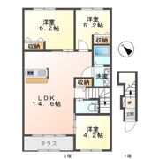 EXCEL・I弐番館（エクセルアイニバンカン）の間取り画像