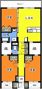 ルミエール高橋の間取り画像