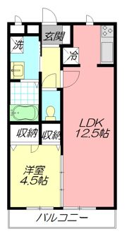 メビウス湘南の間取り画像