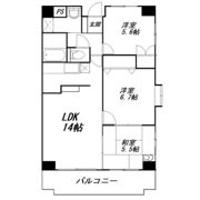 アトラクトマンショントムロの間取り画像