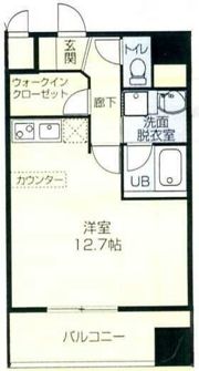 オパールマンションの間取り画像