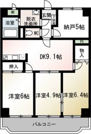 グランドゥール安藤の間取り画像