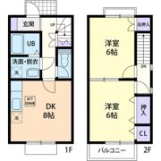 プラムヒル Aの間取り画像