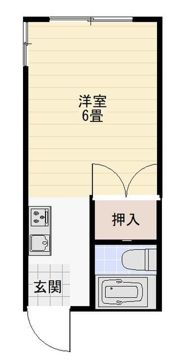 薬師ハイツの間取り画像
