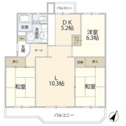 厚木毛利台ハイツ七号棟（0005927）の間取り画像