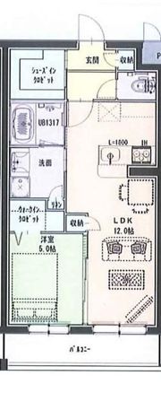 リリーコート本厚木の間取り画像
