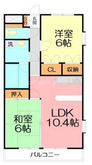 マンションせせらぎの間取り画像