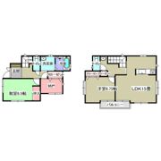 西真土貸家の間取り画像