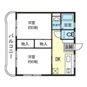 コーポ緑が浜の間取り画像
