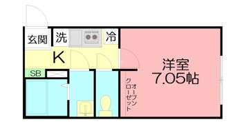 カインドネス辻堂Southの間取り画像