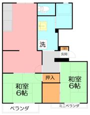 タウニイ二宮Aの間取り画像