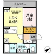 ウィステリアの間取り画像