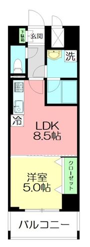 グランディール海老名の間取り画像