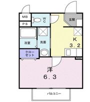 ソレイユ厚木の間取り画像