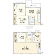 藤沢市鵠沼松が岡1丁目住宅（0005830）の間取り画像