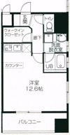 オパールマンションの間取り画像