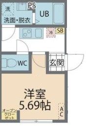 カインドネス本厚木の間取り画像