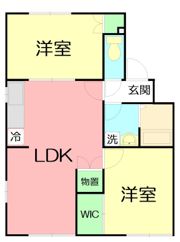 パレット妻田Aの間取り画像