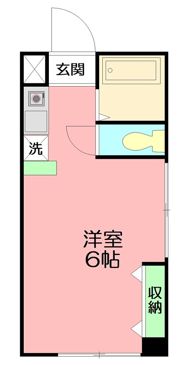 レインボーハイツの間取り画像