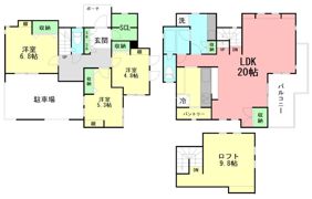 河原口2丁目貸戸建の間取り画像