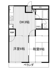 パインハイツの間取り画像