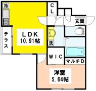 RONDVI番館（ロンドロクバンカン）の間取り画像