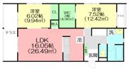 ソルヴィータ天王山Iの間取り画像
